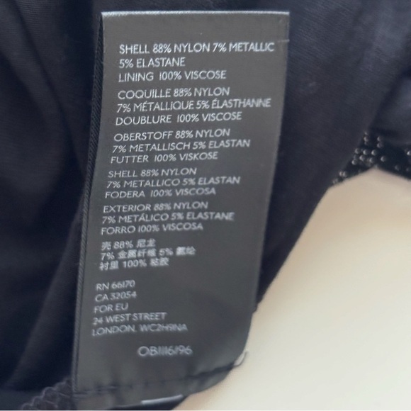 Anthropologie Carly Shimmer Tank Top Small Black Silver NEW NWT - Picture 11 of 12